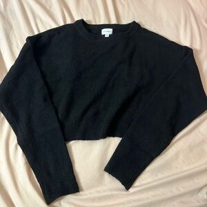 L.A. Hearts Cropped Black Knit Sweater size XS